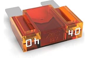 ‎AUPROTEC AUPROTEC Maxi Flachstecksicherung 20A - 80A Stecksicherung Schmelzsicherung Auswahl: 40A Ampere orange, 1 Stück
