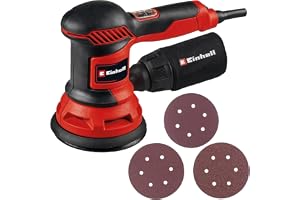 Einhell Excenterslip TC-RS 425 E (425 W, sliptallrik Ø 125 mm, max. vibrationstal 26 000 per min, vibrationscirkel 2,5 mm, in