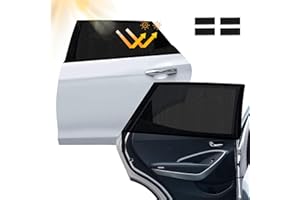 GEGNNS 2 Pièces Pare Soleil Voiture Bébé, Chaussette Voiture par Soleil, Pare Soleil Chaussette, Universel Voiture Pare Soleil, Bloquer Les Rayons UV Protection Solaire Enfants et Animaux Pare