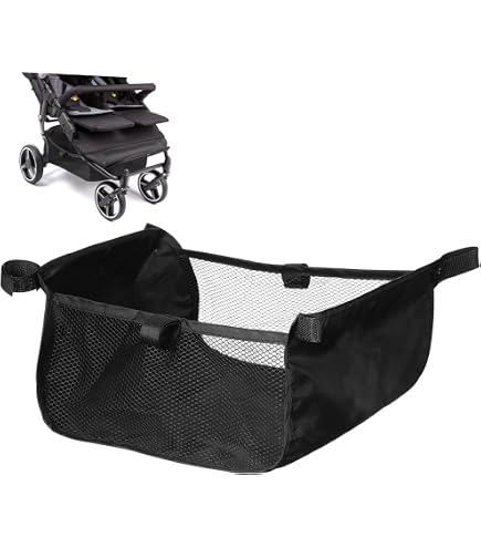 Kinderwagen Kinderwagenkorb Wagen Korb Unten Kinderwagen Einkaufskorb  Bottom Basket Organizer Shopping Aufbewahrungskoffer Tasche Schwarz :  Amazon.de: Baby