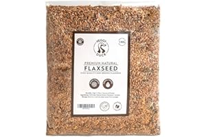 Veggy Duck - Natürlicher Roher Leinsamen Braun (1Kg) | GVO-frei