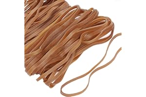 YHQZ 50 Pcs Large Rubber Elastic Bands,Big Heavy Duty Elastic Bands,Large Rubber Band,LargeElasticBands,Strong Thick ElasticRubberBands Set for Home School Office Bank Supplies(Brown)
