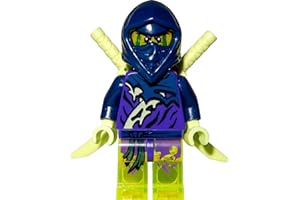LEGO Ninjago - Mini Figurine Ghost Ninja Hackler avec épées