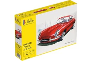 Heller - 80709 - Jaguar Type E 3l8 Fhc - 85 Pièces - Echelle 1/24