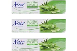 LE LTD Nair Hair Removal Cream Packs of 3 (Sensitive (Camellia Oil 80ml) Pack of 3)