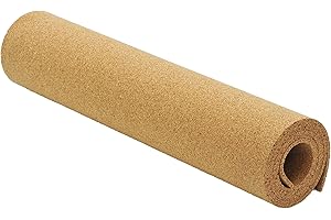 GESAR ART IN PROGRESS Gesar Sughero Naturale in Fogli 30x60 cm – Foglio Sughero per Presepe, Decorazioni e Modellismo – Tappetino in Sughero Tagliabile, Resistente e Ecologico