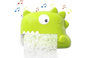 NALIKOSTY Giocattolo per il Bagnetto Del Bambino, Bolla Giocattolo per il Bagno del Dinosauro con Musica con 12 Canzoni, Giochi per il Bagnetto del Bambino da 1 2 3 4 anni, Gioco Acquatico per Bambini