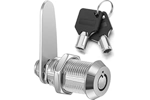 Litensh Thread Tubular Cam Lock 30mm, Mailbox Lock Cabinet Cylinder Lock for Door Drawer Cupboard Letterbox with Keys Alike (1, 30mm)