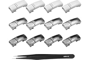 CISHOW Magnetyczny zamek koronkowy z szybkim zapięciem, bez wiązania sznurowadeł klamra leniwa do trampek, butów codziennych, butów, dzieci i dorosłych..