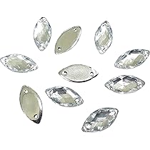 Weddecor B136 Toppa Con Strass Argento Da Cucire - Applique Cristallo 100x100 Mm Per Abiti Da Sposa E Accessori - 6
