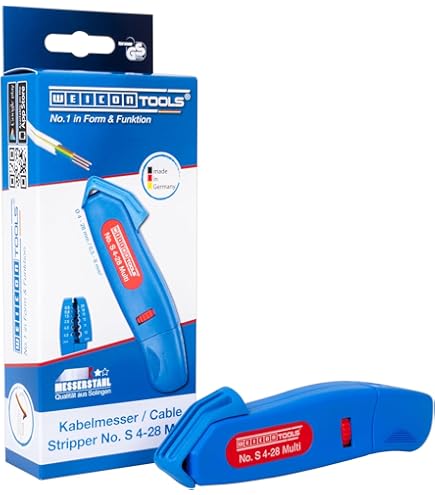 WEICON Couteau Pour Câbles, N° 8-27, Ligne Verte, Pour Câble