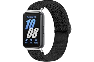 Yunshare Elastiskt nylonarmband kompatibelt med Samsung Galaxy Fit 3, justerbart stretchigt nylonersättningsarmband för Galax