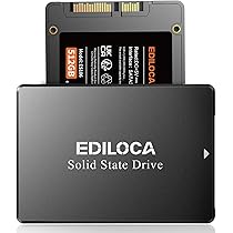 Ediloca 512GB SSD, Internal Solid State Drives, 2.5