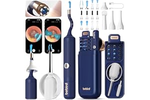 BEBIRD PRO Bebird Earsight Plus Ear Wax Removal Tool,Ear Cleaner with Camera and Light, 1920P HD Visual Ear Camera Otoscope for Adults & Kids, Compatible with iPhone Android iPad,2-Y Warranty (Dark Blue)