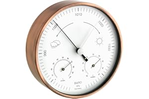 TFA Dostmann Blooming Weather 20.2027.51 Copper Analogue Outdoor Weather Station - Copper