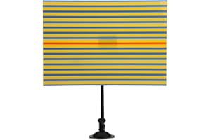 ‎QIILU Qiilu Paintless Dent Repair Removal Tool PDR Checking Reflector Line Board Yellow and Blue Color