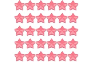 ZDZBLX Imanes Nevera Imanes Potentes, 30 Piezas Iman Imanes Pizarra Magnetica Imanes Pequeños Calendario Nevera Iman, Mini Imanes Decorativos Magnets, para Pizarra Magnetica Nevera (Estrella, Rosa)