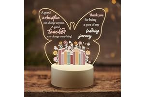 KAAYEE Teacher Gifts for Women, Night Light Gifts for Teachers, Thank You Teacher Presents from Student End of The Year, Graduation, Teachers Day, Birthday (Teacher)
