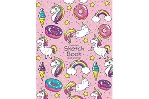 Unicorn Sketch Book and Journal: This Sketchbook is ideal for kids or adults (girls and Boys) who like drawing, sketching, coloring, writing or doodling.
