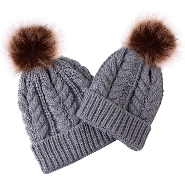 Bonnet Hiver Doux Et Chaud - 2 Pièces Taille Unique Mixte