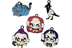 SSKHE K-KPop D-Demon H-Hunters Lote de 5 Colgantes DIY Colección Oficial de K-Pop Cazademonios para Regalos y Coleccionismo