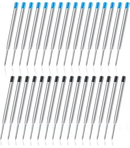 Memobe - Balpenvullingen - Set - Vullen - Grootverpakking 20 stuks. - voor MemoBe-balpen 0,7 mm met lengte 105mm - Zwart