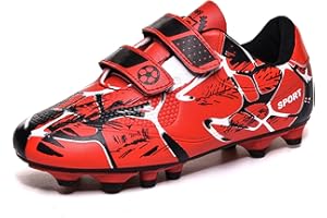 BAODLE Scarpe da Calcio Ragazzi FG/AG Professionale All'aperto Calcio da Scarpe Ragazzo TF Allenamento Bambini Teenage Spike