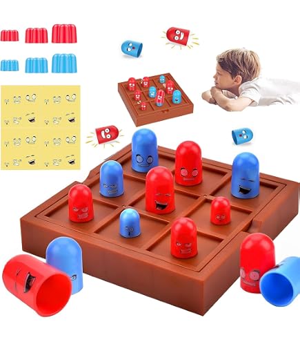 Tic Tac Toe Brettspiel 'Big Eat Small' - Interaktiv Für Kinder & Familie, Trainiert Denkfähigkeit & Gedächtnis Tic Tac Toe Brettspiel 'Big Eat Small' - Interaktiv Für Kinder & Familie, Trainiert Denkfähigkeit & Gedächtnis