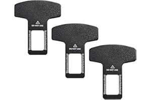 WOLMIK Safe Seat Belt Clips Slot Plugs 3Pack, Car Trim Accessories, Retainer Locking-Clip, Seat Belt Clip Adjuster for All Cars to Make Your Driving More Comfortable & Flexible Accessories (3pcs)