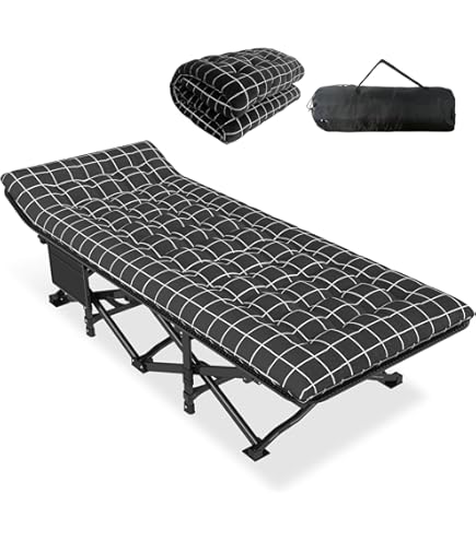 GIANTEX Letto Singolo Pieghevole, Portata Di 120 Kg, Letto Pieghevole - Foto 10