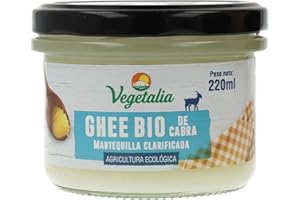 Ghee Bio de Cabra Mantequilla Clarificada Vegetalia 220ml