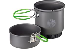 OPTIMUS Terra Weekend HE Ensemble de casseroles 0.95 Litre, Anthracite