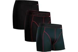 DANISH ENDURANCE 3er Pack Sport Boxershorts, Geruchsneutral, Atmungsaktiv, Sportunterwäsche, mit normalem oder extra langem Bein, für Herren