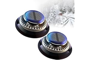 HEHIMIN Timnamy Car Defroster, Timnamy Mini Portable Kinetic Heater, Timnamy Electromagnetic Molecular Interference Antifreeze Snow Removal Instrument,Vehicle Microwave Molecular Deicing Instrument (2pcs)