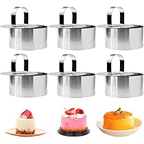 Set 12 Coppapasta In Acciaio Inox 8cm - Con Coperchi Per Torte, Mousse E Dessert - Foto 6