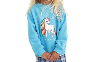 Codkkre Sweatshirt Mädchen Pullover für Kinder Süß Cartoon Sweater Mädchen Langarmshirts aus Baumwolle Alter 2-10 Jahre