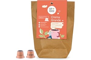 CUP VERDE – 30 zrównoważonych kapsułek kawy, kompatybilnych z systemem Nespresso*. 100% neutralne klimatycznie – fair trade - delikatnie palona, mocny smak - małe opakowanie.