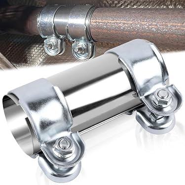 Auspuff Rohrverbinder ID 76mm Edelstahl Muffe 3 zoll Verbinder Auspuff Rohrverbinder ID 76mm Edelstahl Muffe 3 zoll Verbinder