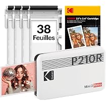 Album Photo 256 Pochettes Pour Photos Instantanées Kodak Mini Shot - Bleu - Compatible Instax Mini