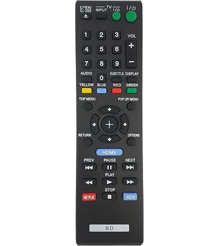 VINABTY RMT-VB100U Sostituzione compatibile con il telecomando per Sony il lettore BLU-RAY DISC BDP-BX550 BDP-S1500 BDP-BDP-BX650 BDP-S2500 BDP-S2900 BDP-S2900 BDP-S4500 BDP-S5500 BDP-S3500