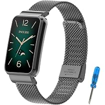 Edelstahl-Mesh Armband Für Xiaomi Mi Band 7 Pro – Verstellbar (16-23 Cm), Doppelte Sicherung, Viele Farben