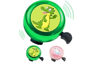 YOUYIKE Sonnette de Vélo Enfant, Cloche De Vélo, Accessoire de Vélo pour Garçons Filles, Un Son Fort, pour Velos Enfants, Draisiennes, VTT