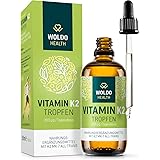 Vitamin K2 MK-7 Tropfen 200 µg (mcg) Menaquinon mit >99% All Trans 50ml