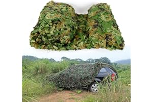 RibasuBB 4x6m Tarnnetz Dschungel Tarnung Netz Tarnnetz Camouflage Net Sonnenschutznetze Partydekoration Autoplanen Camping