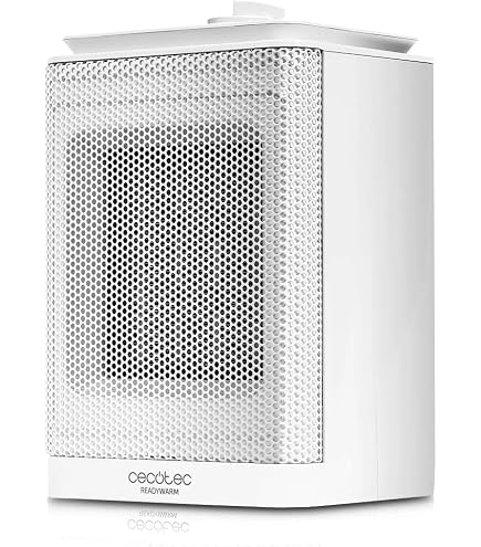 Cecotec Ready Warm 6000 Ceramic – Termoventilatore In Ceramica 1500W, Silenzioso, 3 Modalità, Protezioni, Riscalda 25 M²