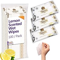 1000 X Large Lemon Fresh Wet Hand Wipes, Individually Wrapped - View #3