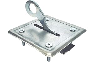 LE AMAZZONI STORE SERRATURA ZINCATA PER SCALA A PANTOGRAFO RETRATTILE BOTOLA DA SOFFITTO SCROCCO