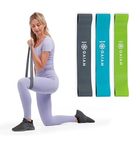Gaiam resistance band tear damage close up
