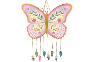 OH YEAH - Piñata de Cumpleaños Grande de Mariposa de 47 x 39 cm - Decoración Fiestas Infantiles Niño y Niña - Piñatas Grandes para Rellenar con Juguetes y chuches.