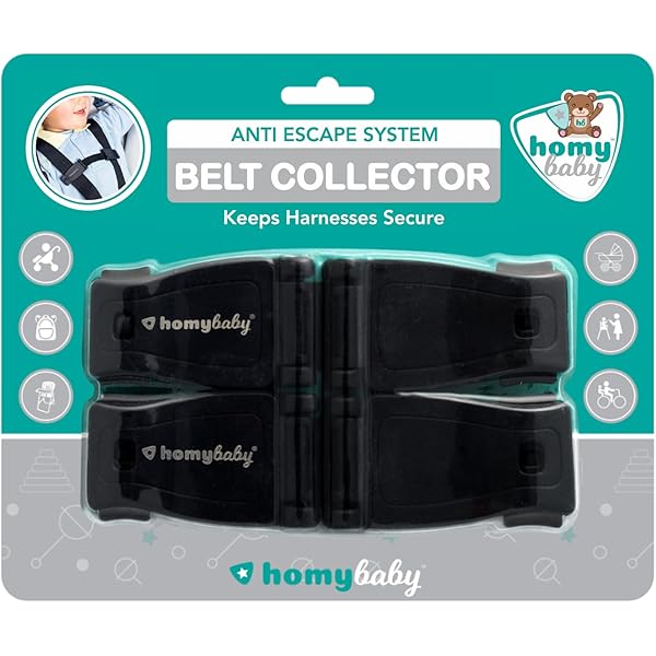 Ganci Per Cintura Di Sicurezza Auto Bambini - Confezione Da 2 Per Seggiolini E Passeggini - Foto 6